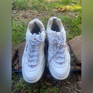 Fila, White, Size 10